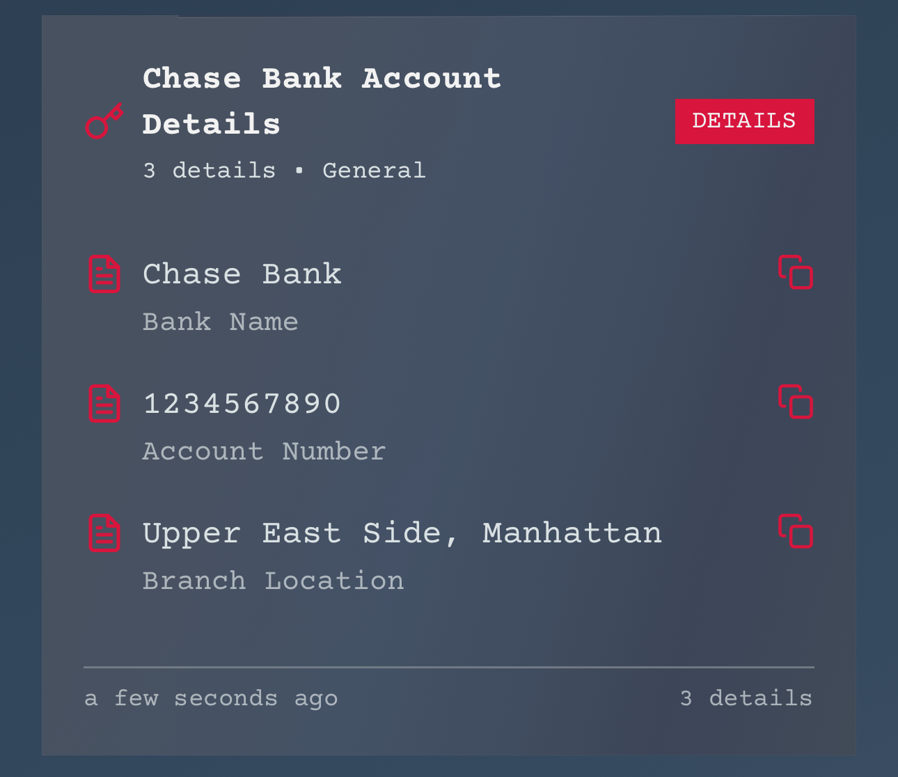 Details to Remember - Important information and quick facts